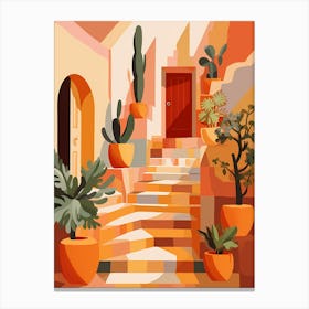 Cactus House Canvas Print