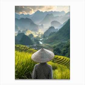 Rice Terraces In Vietnam 4 Canvas Print