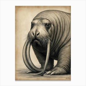 Walrus 1 Canvas Print