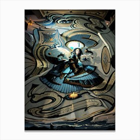 Elinor Of The Sky Canvas Print