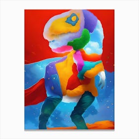 Dana Dinosaur Canvas Print