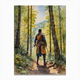 The Hero Of The Village Canvas Print