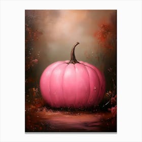 Pink Pumpkin 6 Canvas Print