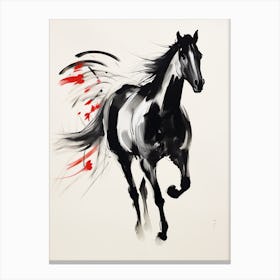 Horse in Ink 1 Canvas Print
