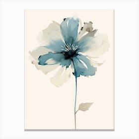 Blue Poppy Canvas Print