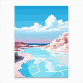 Pamukkale Canvas Print