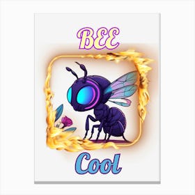 Bee Cool Canvas Print
