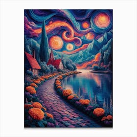 Starry Night 16 Canvas Print