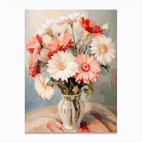 Gerbera Daisy Flower Still Life Painting 2 Dreamy Canvas Print
