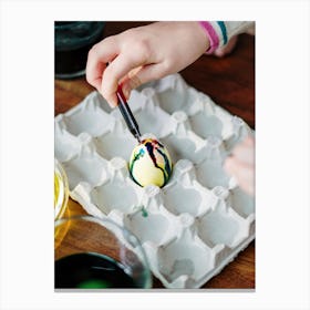 Easter Egg Painting 16 Canvas Print