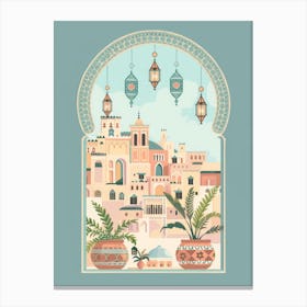 Mediterranean City 3 Canvas Print