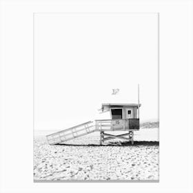 Watch Tower BW Canvas Print