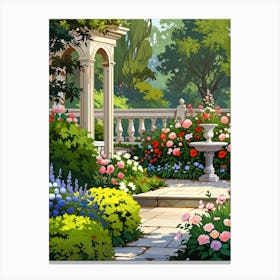 Garden In Bloom 1 Canvas Print