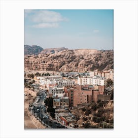 Village Jordan next to the historical city of Petra | Travel street photography Canvas Print
