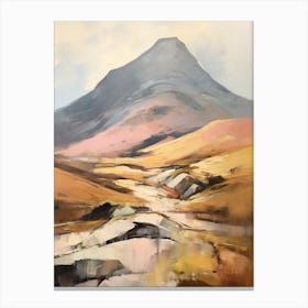 Ben Hope Scotland 1 Mountain Painting Canvas Print