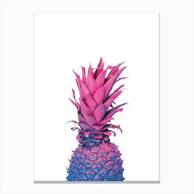 Purple and Blue Pineapple Canvas Print