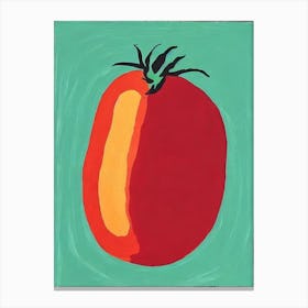 Tomato Bold Graphic vegetable Canvas Print
