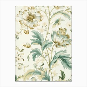 Floral Wallpaper 167 Canvas Print