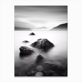 Rocks In The Water Canvas Print