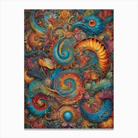 Psychedelic Painting 7 Canvas Print