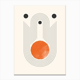 U orange Canvas Print