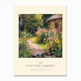 Cottage Garden Poster Enchanted Pond 7 Canvas Print