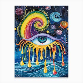 Rainbow Eye 5 Canvas Print