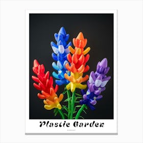 Bright Inflatable Flowers Poster Bluebonnet 2 Canvas Print