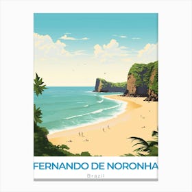 Brazil Fernando De Noronha Travel Canvas Print