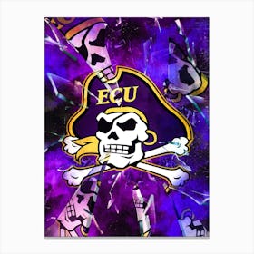 East Carolina Pirates 1 Canvas Print