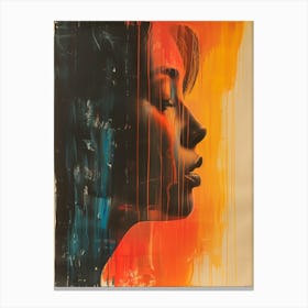 'The Face Of A Woman' 1 Canvas Print