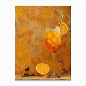 Aperol Spritz Art Print 18 Canvas Print