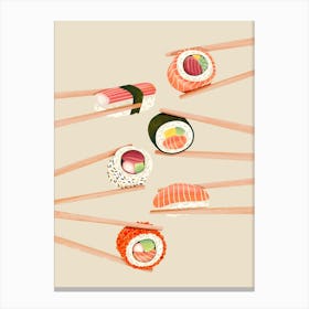 Sushi Collection Canvas Print