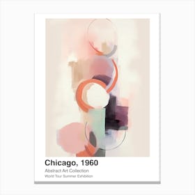 World Tour Exhibition, Abstract Art, Chicago, 1960 1 Canvas Print