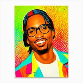 Lil Jon Colourful Pop Art Canvas Print