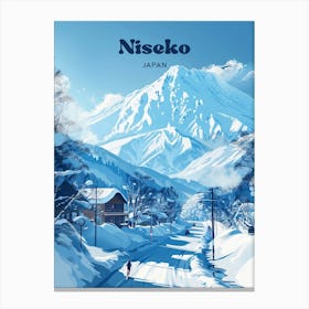 Niseko Japan 5 Travel Poster 3 4 Resize Canvas Print