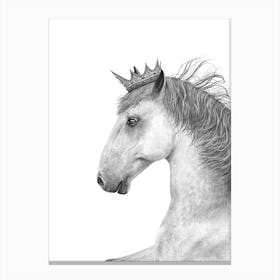 King Horse Canvas Print