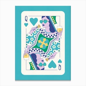 Queen Of Hearts 6 Canvas Print