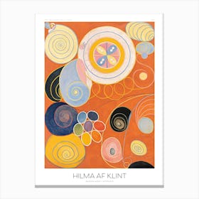 The Ten Largest No3, Hilma Af Klint Exhibition Poster Canvas Print