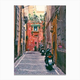 Alleyway In Naples Canvas Print
