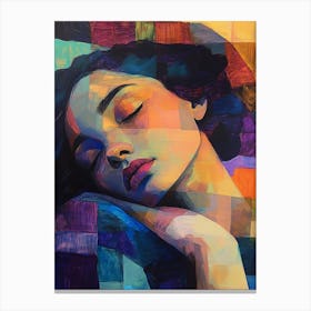 Dreaming Woman Canvas Print