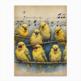 Singing Birds Canvas Print