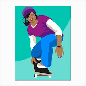 Skater Girl Canvas Print
