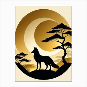 Japan Golden Fox 3 Canvas Print