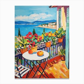 Cannes France 8 Fauvist Painting Canvas Print