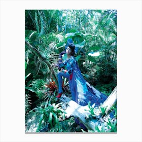 Vogue Garden  Fashion Art Print Canvas Print