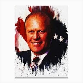 Gerald R Ford Jr Canvas Print