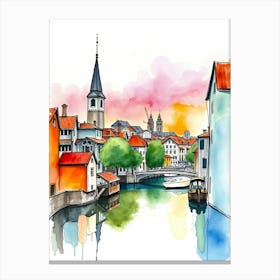 Quaint Corner Canvas Print