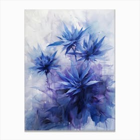 Blue Flowers 78 Canvas Print