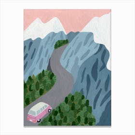 Mountain Travel Canvas Print